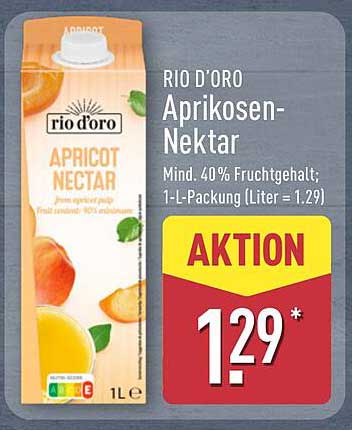 RIO D'ORO Aprikosen-Nektar 1L