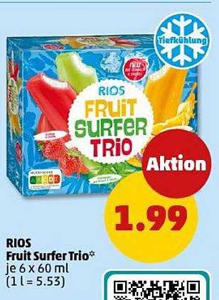 Rios Fruit Surfer Trio - Fruchtiger Genuss für heiße Tage