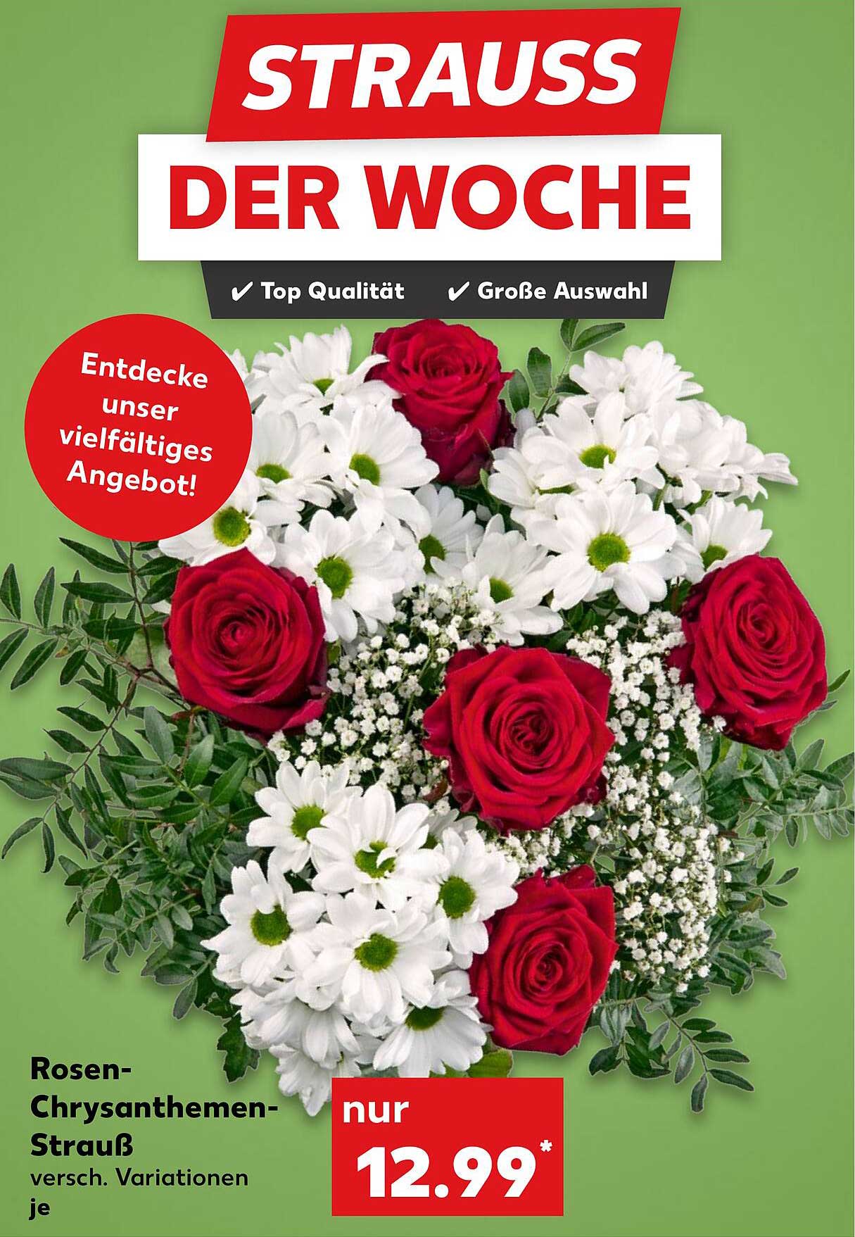 Rosen-Chrysanthemen-Strauß - verschiedene Variationen je