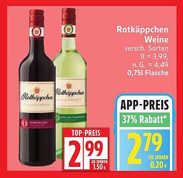 Rotkäppchen Weine - verschiedene Sorten