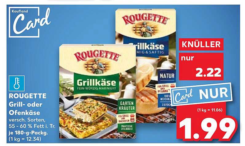 ROUGETTE Grill- oder Ofenkäse, 180-g-Packung
