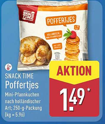 SNACK TIME Poffertjes - Mini-Pfannkuchen nach holländischer Art