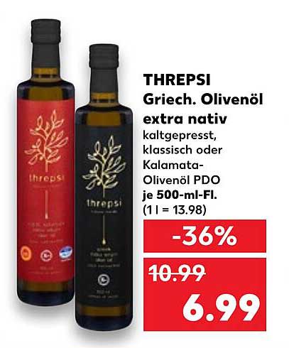THREPSI Griechisches Olivenöl extra nativ 500 ml