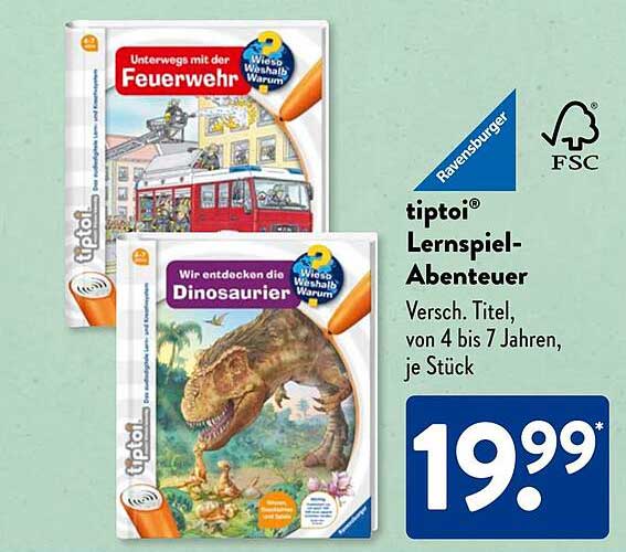 tiptoi® Lernspiel-Abenteuer - verschiedene Titel