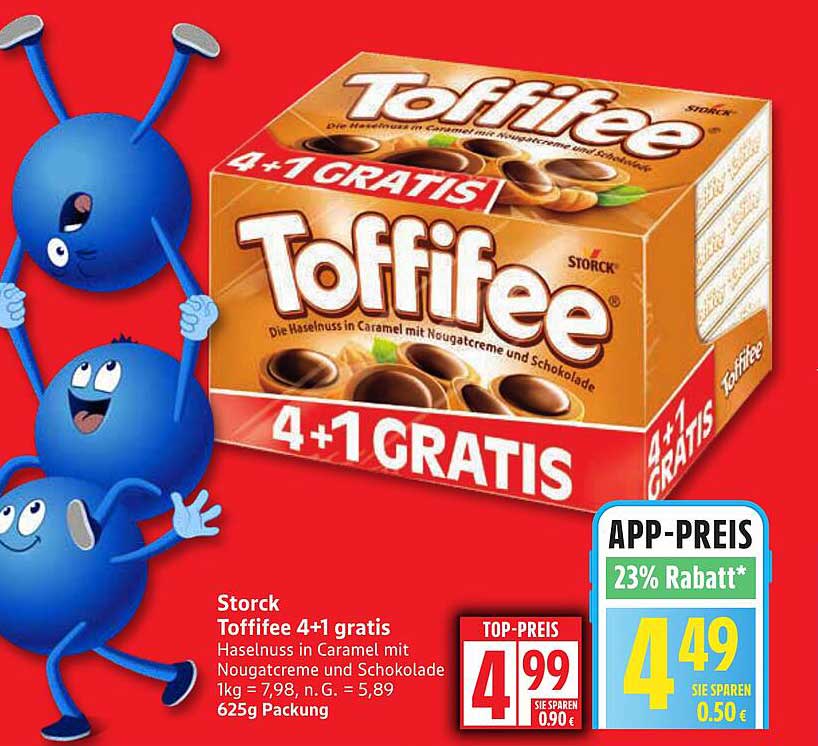 Toffifee 4+1 gratis – Die süße Versuchung von Storck