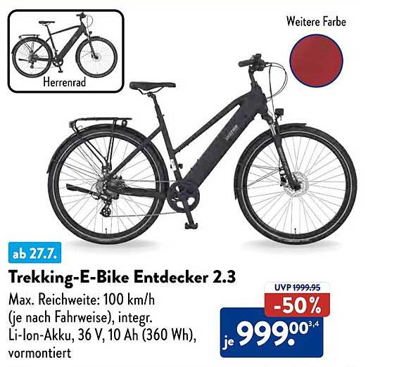 Trekking-E-Bike Entdecker 2.3