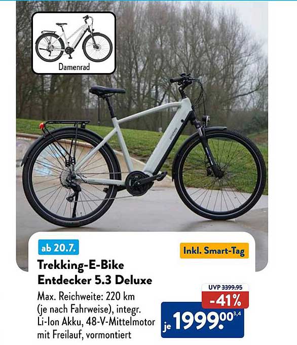 Trekking-E-Bike Entdecker 5.3 Deluxe