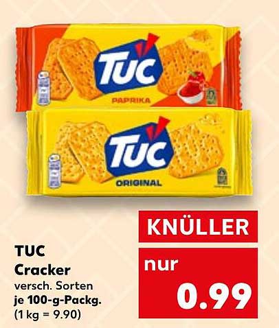 TUC Cracker – verschiedene Sorten