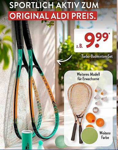 Turbo-Badminton-Set