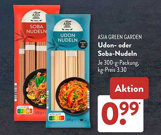 Udon- oder Soba-Nudeln, 300-g-Packung
