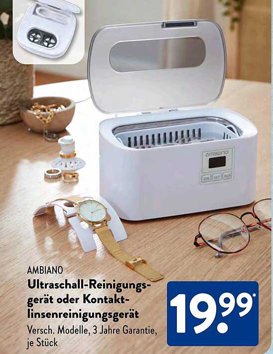 Ultraschall-Reinigungsgerät oder Kontaktlinsenreinigungsgerät
