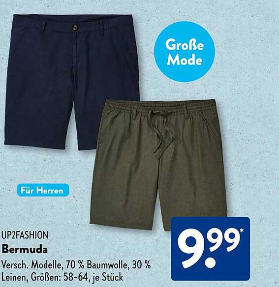 UP2FASHION Bermuda für Herren
