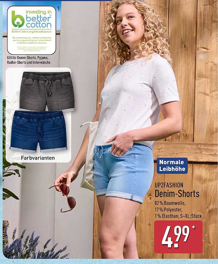 UP2FASHION Denim-Shorts