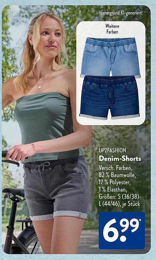 UP2FASHION Denim-Shorts