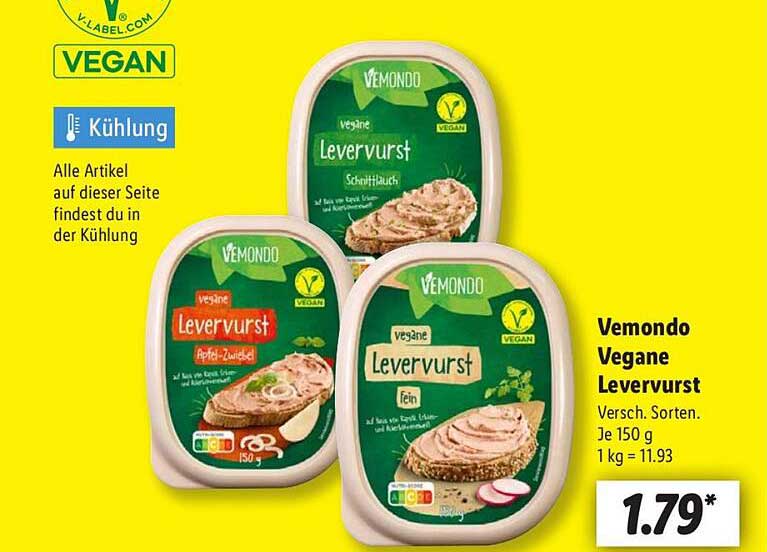 Vemondo Vegane Leverwurst