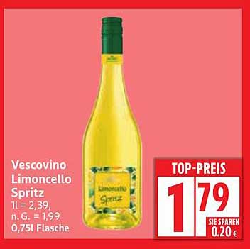 Vescvino Limoncello Spritz 0,75l Flasche