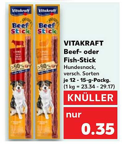 VITAKRAFT Beef- oder Fish-Stick