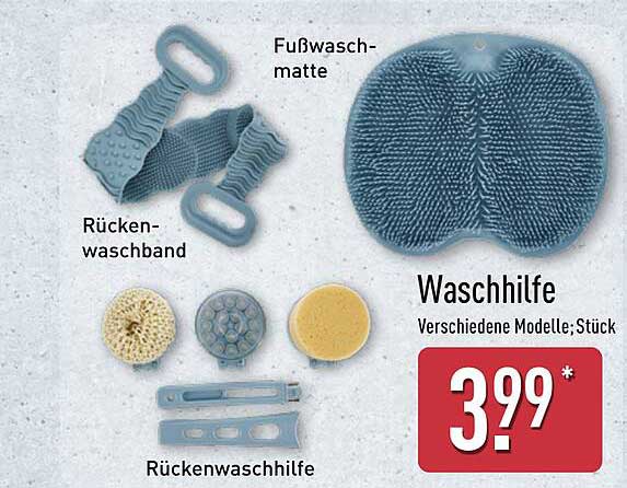 Waschhilfe - verschiedene Modelle; Stück