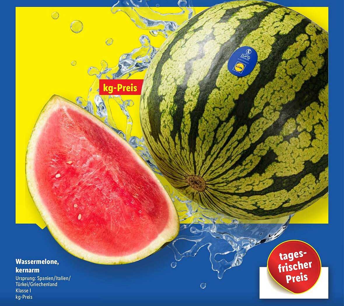 Wassermelone, kernarm