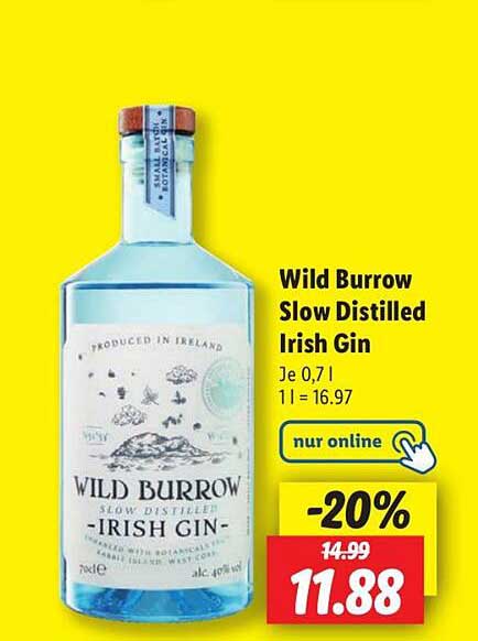 Wild Burrow Slow Distilled Irish Gin
