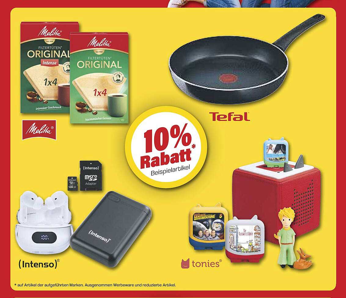 10% Rabatt* Beispielartikel