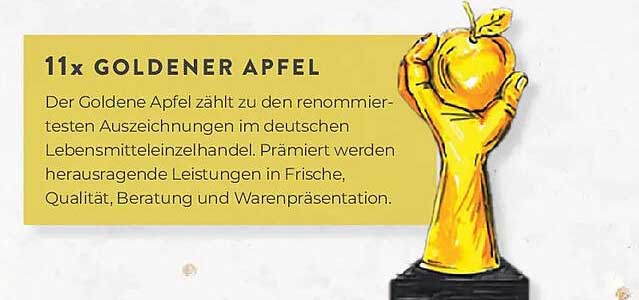 11x GOLDENER APFEL