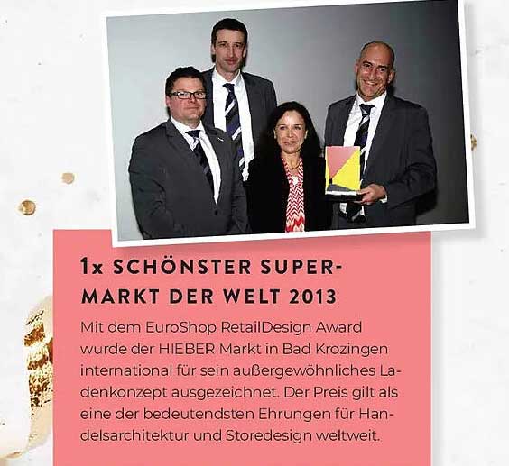 1x SCHÖNSTER SUPER-MARKT DER WELT 2013