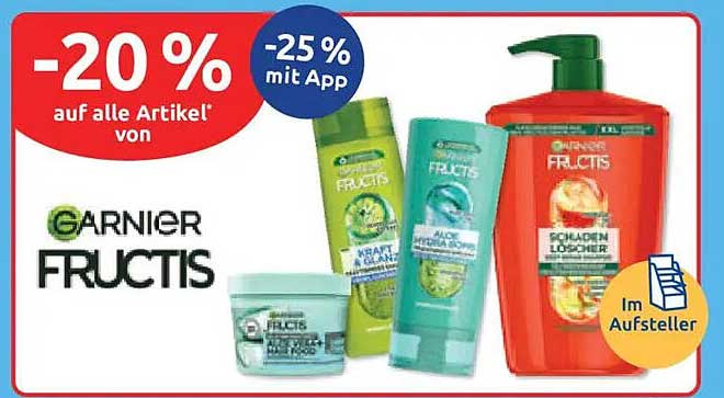 -20% auf alle Artikel von GARNIER FRUCTIS