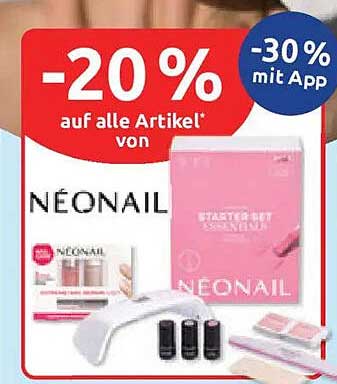 -20 % auf alle Artikel* von NEONAIL