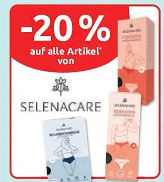 -20 % auf alle Artikel von SELENACARE