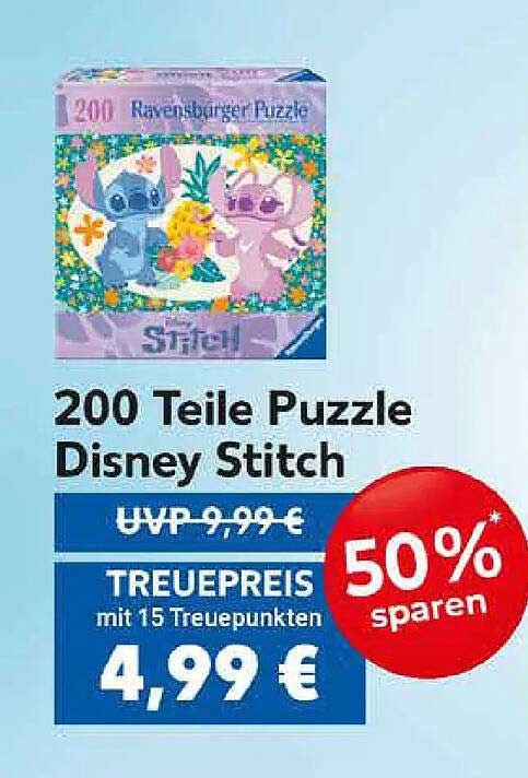 200 Teile Puzzle Disney Stitch