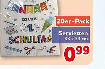 20er-Pack Servietten 33 x 33 cm