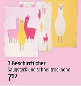 3 Geschirrtücher