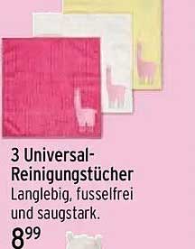 3 Universal-Reinigungstücher