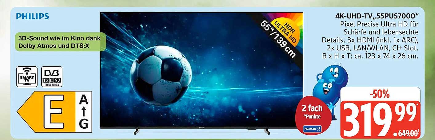 4K-UHD-TV „55PUS7000“