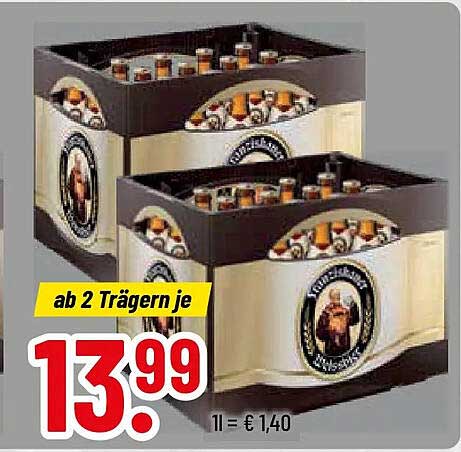ab 2 Trägern je