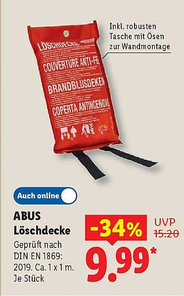ABUS Löschdecke