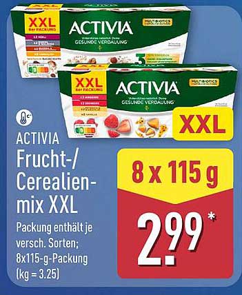 ACTIVIA Frucht-/Cerealienmix XXL