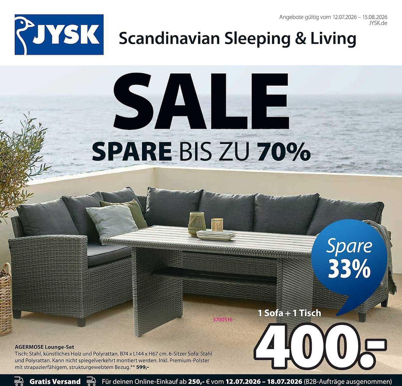 AGERMOSE Lounge-Set