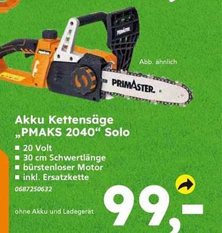 Akku Kettensäge „PMAKS 2040“ Solo