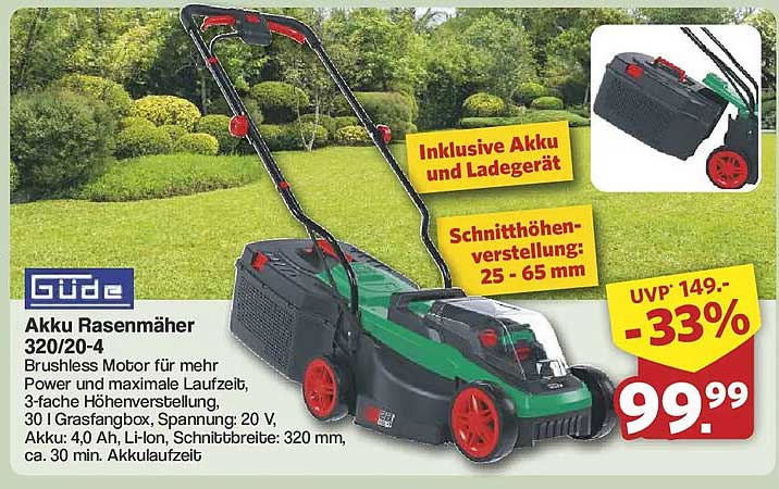 Akku Rasenmäher 320/20-4