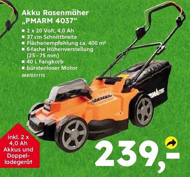Akku Rasenmäher „PMARM 4037“