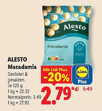 ALESTO Macadamia