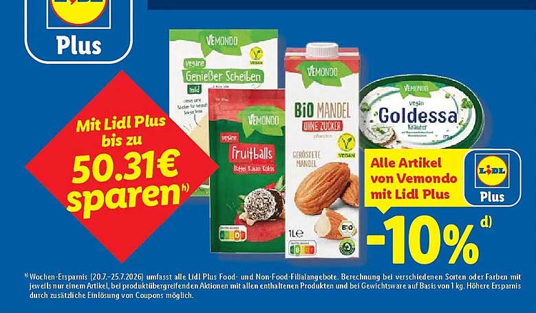 Alle Artikel von Vemondo mit Lidl Plus