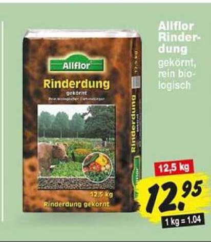 Allflor Rinderdung gekörnt, rein biologisch