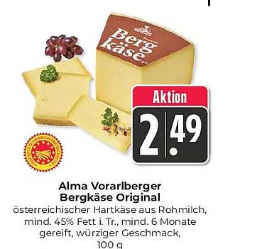 Alma Vorarlberger Bergkäse Original