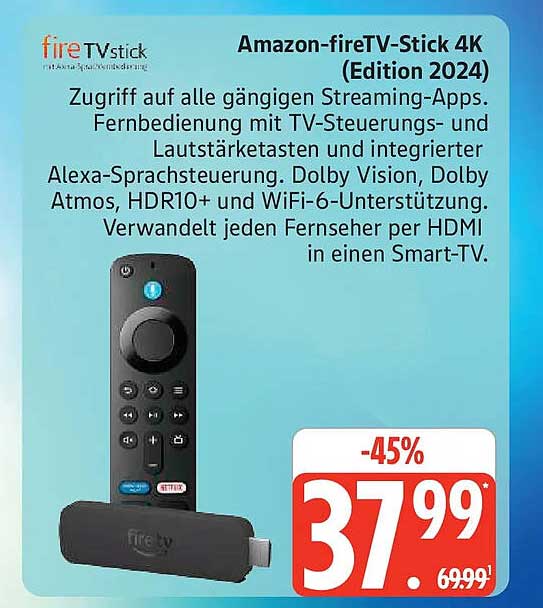 Amazon-fireTV-Stick 4K (Edition 2024)
