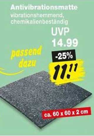 Antivibrationsmatte