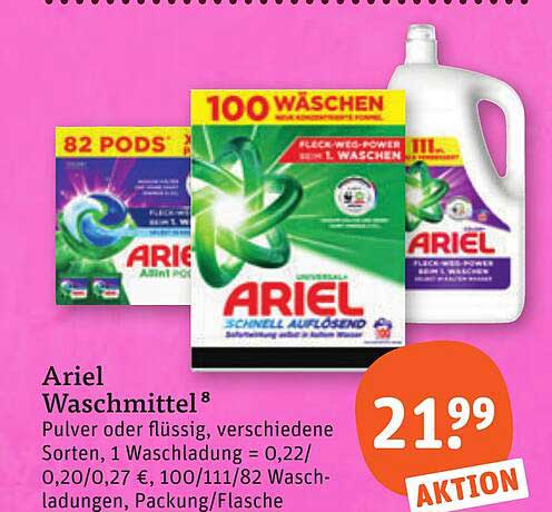 Ariel Waschmittel