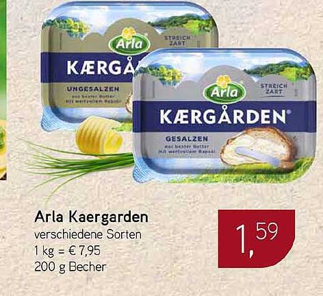 Arla Kærgarden verschiedene Sorten